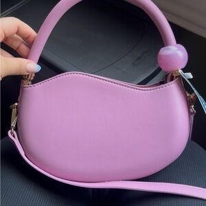 Melie Bianco pink shoulder bag